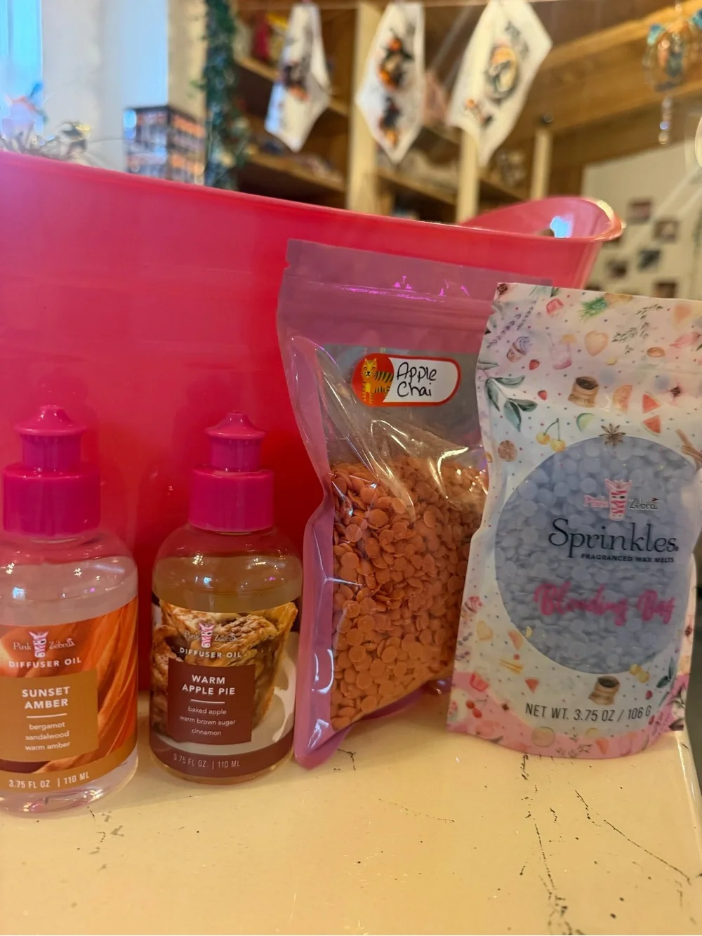 Pink Zebra Insect Repellent Sprinkles - fragrances wax melt + diffuser oils NEW